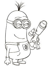 Minionki kolorowanki